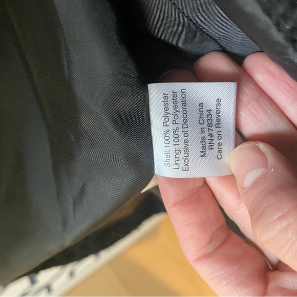 Chanel Black Tweed Sequin employee Uniform Jacket 12 - Picture 7 of 12